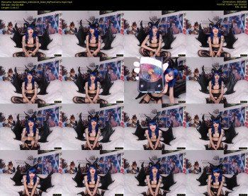 KorpseKitten — 105 minute MyFreeCams naked cam show, 480p, Feb 24, 2019