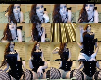 MayaDeSade — 87 minute MyFreeCams naked cam show, SD, Aug 25, 2019
