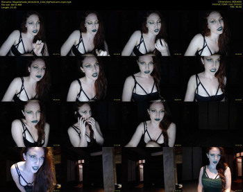 MayaDeSade — 22 minute MyFreeCams naked cam show, 480p, Oct 6, 2019