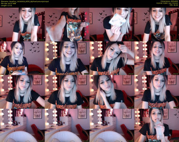 Serafina — 14 minute MyFreeCams naked cam show, 480p, Oct 14, 2019