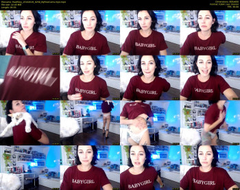 RaeRiley — 6 minute MyFreeCams naked cam show, 480p, Oct 15, 2019
