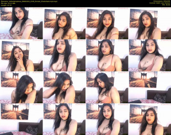 indiantemptress — 25 minute Chaturbate female naked cam show, SD, Jun 8, 2020