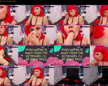 pyrowayne — 25 minute Chaturbate female naked cam show, 720p, Nov 16, 2020