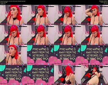 pyrowayne — 8 minute Chaturbate female naked cam show, 720p, Nov 19, 2020