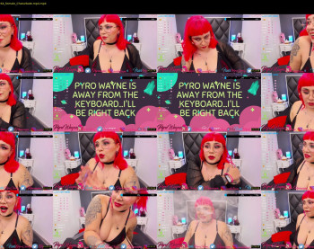 pyrowayne — 59 minute Chaturbate female naked cam show, 720p, Nov 25, 2020