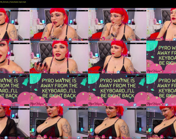 pyrowayne — 10 minute Chaturbate female naked cam show, 720p, Nov 25, 2020