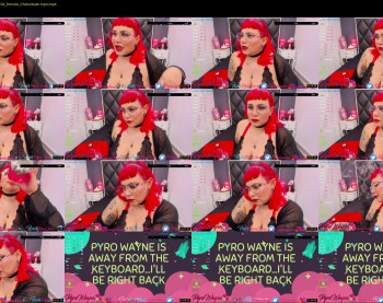 pyrowayne — 25 minute Chaturbate female naked cam show, 720p, Dec 9, 2020
