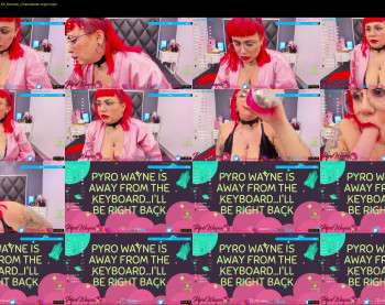 pyrowayne — 45 minute Chaturbate female naked cam show, 720p, Jan 2, 2021