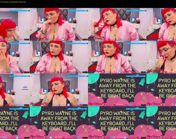 pyrowayne — 50 minute Chaturbate female naked cam show, 720p, Jan 2, 2021