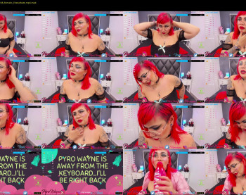 pyrowayne — 34 minute Chaturbate female naked cam show, 720p, Jan 6, 2021