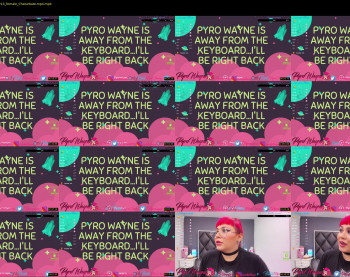 pyrowayne — 6 minute Chaturbate female naked cam show, 720p, Jan 9, 2021
