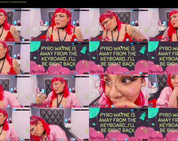 pyrowayne — 59 minute Chaturbate female naked cam show, 720p, Jan 13, 2021