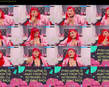 pyrowayne — 59 minute Chaturbate female naked cam show, 720p, Jan 15, 2021