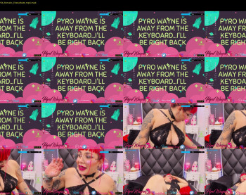 pyrowayne — 10 minute Chaturbate female naked cam show, 720p, Jan 17, 2021