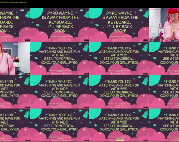 pyrowayne — 10 minute Chaturbate female naked cam show, 720p, Apr 8, 2021