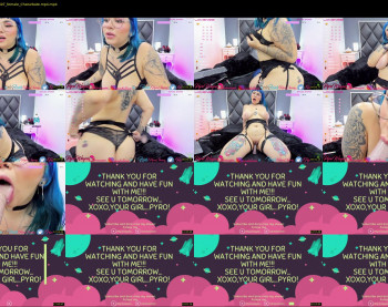 pyrowayne — 24 minute Chaturbate female naked cam show, 720p, May 27, 2021
