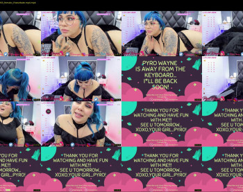 pyrowayne — 31 minute Chaturbate female naked cam show, 1080p, Jun 11, 2021