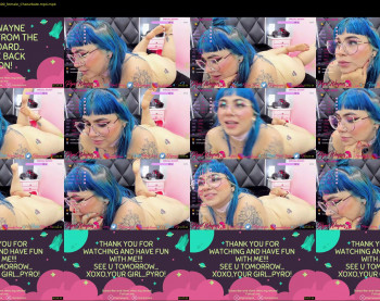 pyrowayne — 40 minute Chaturbate female naked cam show, 1080p, Jun 25, 2021
