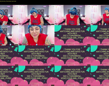 pyrowayne — 14 minute Chaturbate female naked cam show, 1080p, Jun 27, 2021