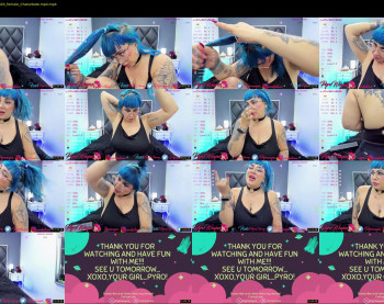 pyrowayne — 26 minute Chaturbate female naked cam show, 1080p, Jul 4, 2021