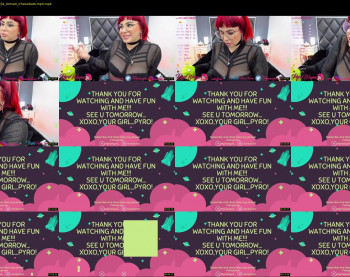 pyrowayne — 11 minute Chaturbate female naked cam show, 1080p, Jul 23, 2021