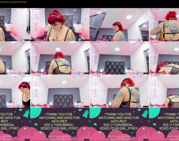 pyrowayne — 18 minute Chaturbate female naked cam show, 1080p, Jul 28, 2021