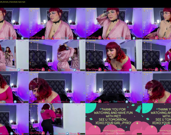 pyrowayne — 35 minute Chaturbate female naked cam show, 1080p, Aug 1, 2021