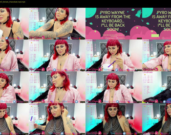 pyrowayne — 40 minute Chaturbate female naked cam show, 1080p, Aug 15, 2021