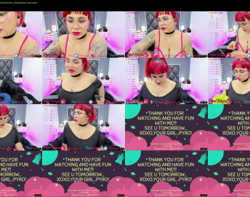 pyrowayne — 20 minute Chaturbate female naked cam show, 1080p, Aug 20, 2021