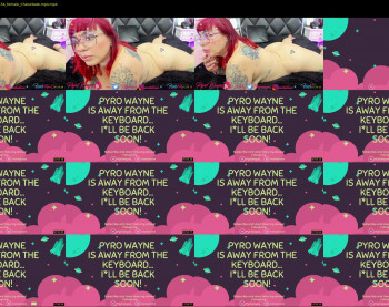 pyrowayne — 17 minute Chaturbate female naked cam show, 1080p, Aug 22, 2021