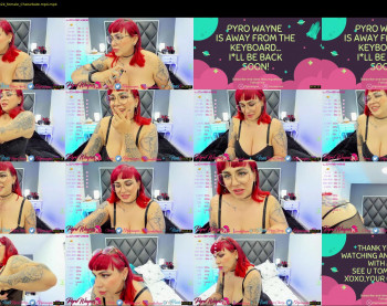 pyrowayne — 55 minute Chaturbate female naked cam show, 1080p, Aug 24, 2021