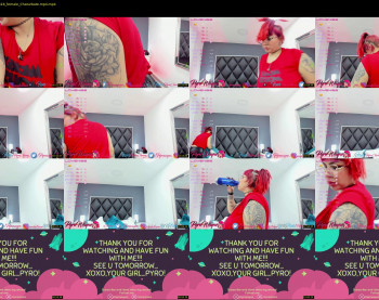 pyrowayne — 13 minute Chaturbate female naked cam show, 1080p, Aug 28, 2021