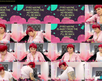 pyrowayne — 60 minute Chaturbate female naked cam show, 1080p, Aug 29, 2021