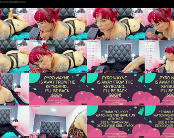 pyrowayne — 30 minute Chaturbate female naked cam show, 1080p, Sep 5, 2021