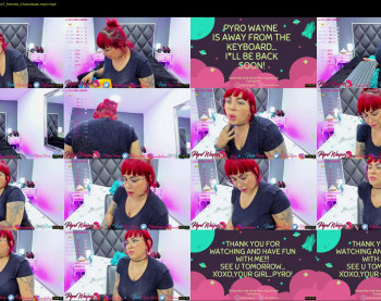 pyrowayne — 45 minute Chaturbate female naked cam show, 1080p, Sep 7, 2021