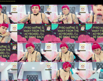 pyrowayne — 60 minute Chaturbate female naked cam show, 1080p, Sep 21, 2021