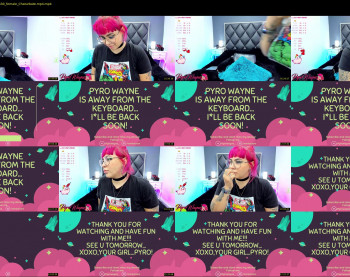 pyrowayne — 31 minute Chaturbate female naked cam show, 1080p, Oct 12, 2021