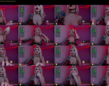 evablack_ — 23 minute Chaturbate female naked cam show, 720p, Dec 6, 2021