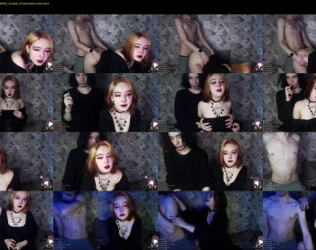 darkfirenight — 23 minute Chaturbate couple naked cam show, 720p, Feb 14, 2022