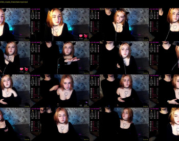 darkfirenight — 8 minute Chaturbate couple naked cam show, 720p, Feb 25, 2022