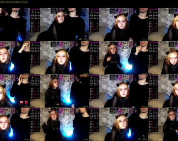 darkfirenight — 8 minute Chaturbate couple naked cam show, 720p, Feb 27, 2022