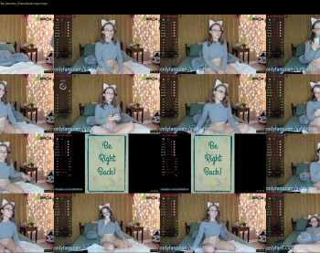 sub_button — 58 minute Chaturbate female naked cam show, 720p, May 25, 2022