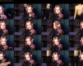 darkfirenight — 22 minute Chaturbate couple naked cam show, 1080p, Jun 2, 2022