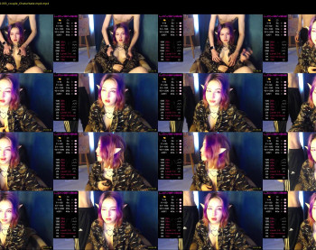 darkfirenight — 4 minute Chaturbate couple naked cam show, 720p, Jul 2, 2022