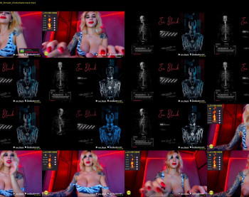 evablack_ — 56 minute Chaturbate female naked cam show, 1080p, Oct 23, 2022