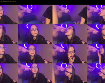 darkfirenight — 20 minute Chaturbate couple naked cam show, 720p, May 15, 2023