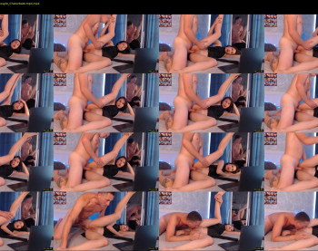 vorvik — 3 minute Chaturbate couple naked cam show, 720p, May 25, 2023