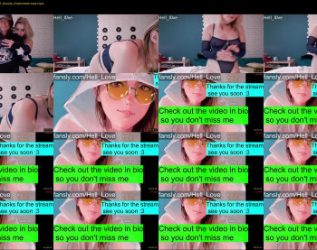 hell_l0ve — 55 minute Chaturbate female naked cam show, 720p, Sep 8, 2024
