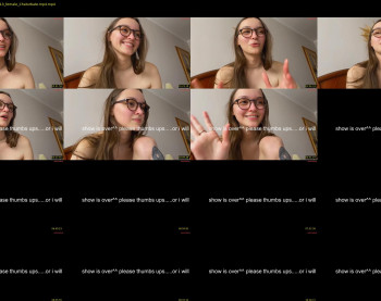 existencee — 12 minute Chaturbate female naked cam show, 720p, Oct 6, 2024