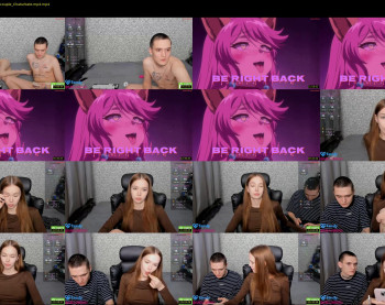 eshcka — 121 minute Chaturbate couple naked cam show, 720p, Dec 13, 2024